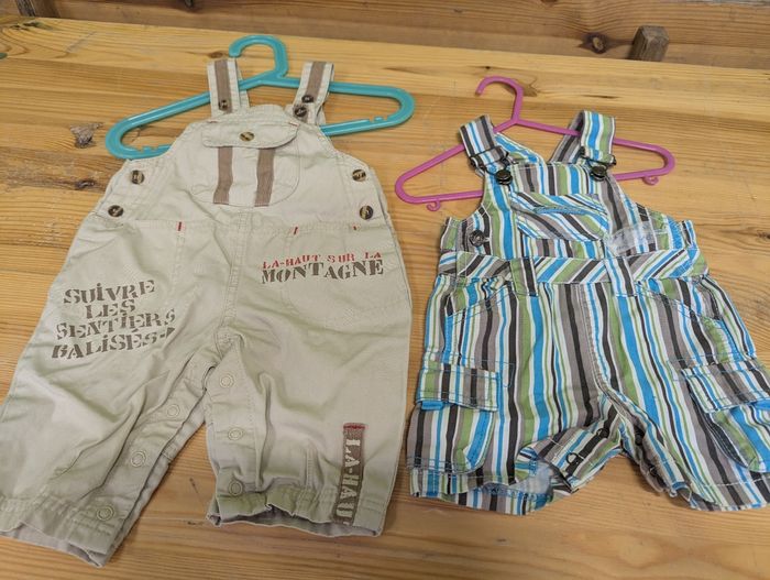 Lot 2 salopettes 3 mois
