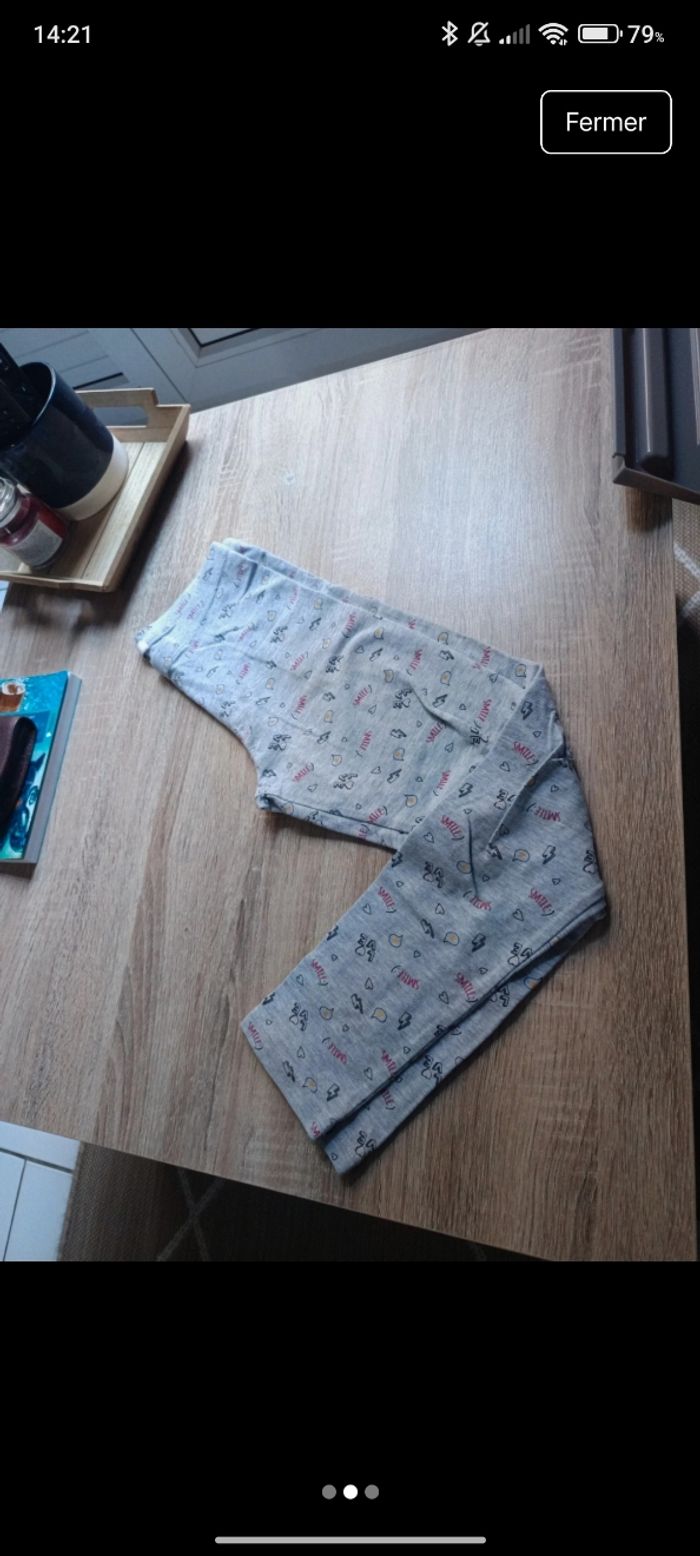 Legging long  imprimé fille