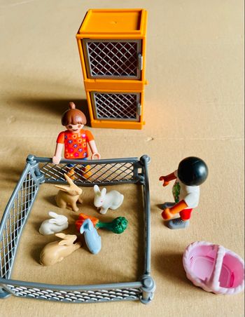 Playmobil - Enfants et lapins
