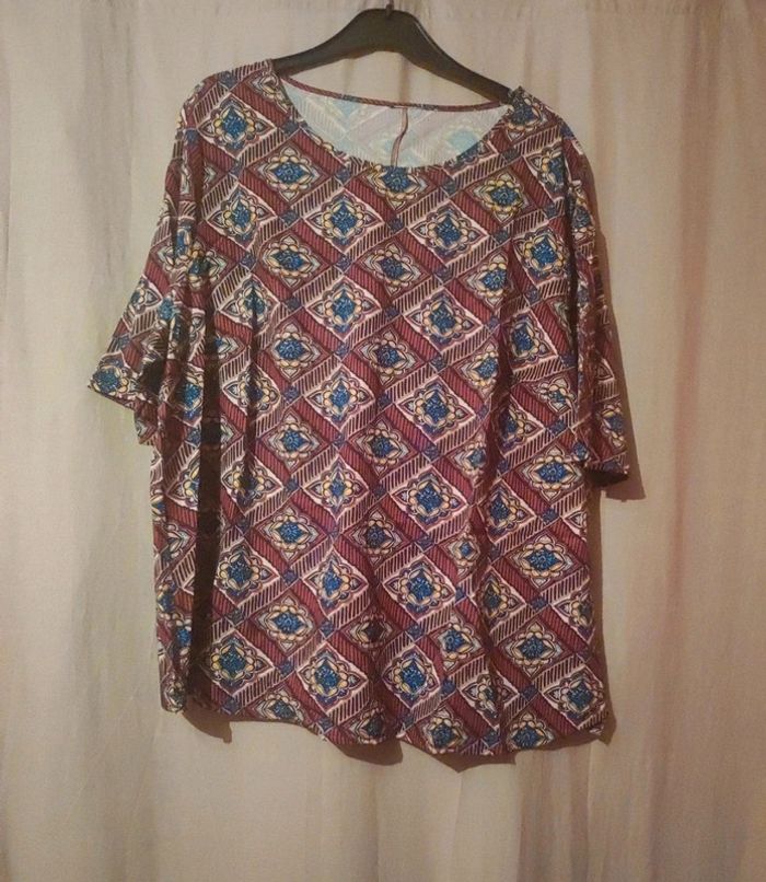 Blouse tunique top grande taille