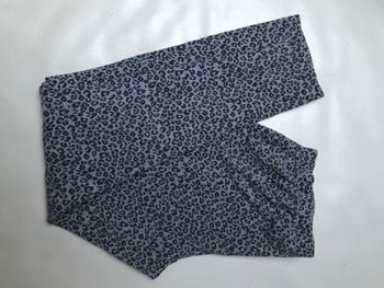 Caleçon legging gris léopard 12 ans Kiabi