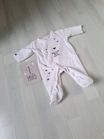 Pyjama 1 mois fluorescent