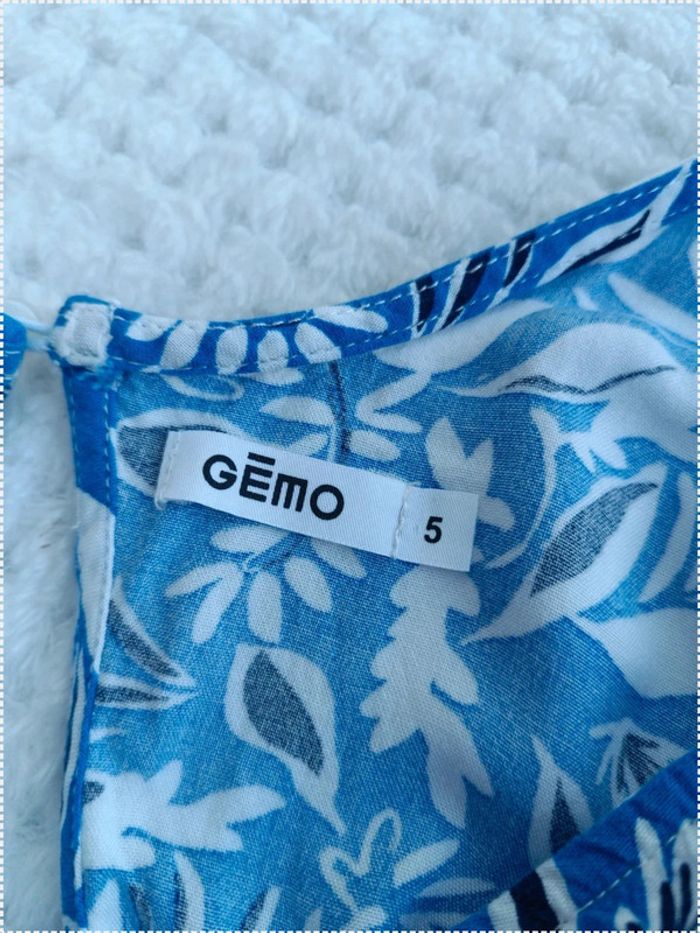 🔸Combinaison Combishort Fille bleu & blanc Gémo – 5 ans🔸 - photo numéro 3