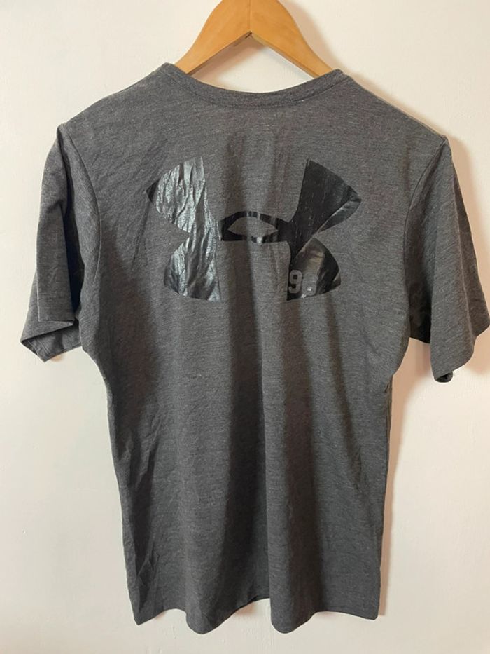 T-shirt Under Armour homme – Taille XL – Gris chiné vintage - photo numéro 4
