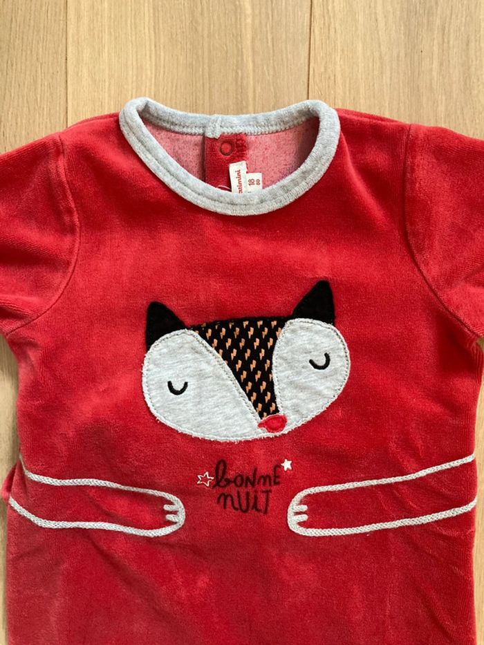 Pyjama velours 18 mois - photo numéro 2