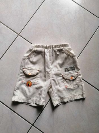 short 18 mois beige