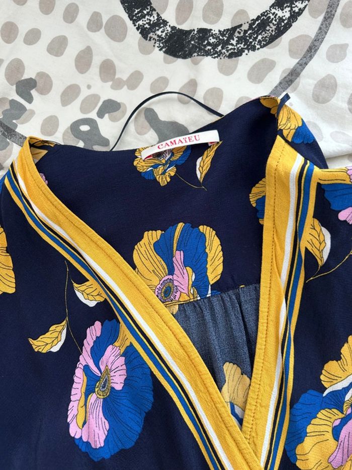 Blouse Camaïeu à fleurs T42 - photo numéro 7