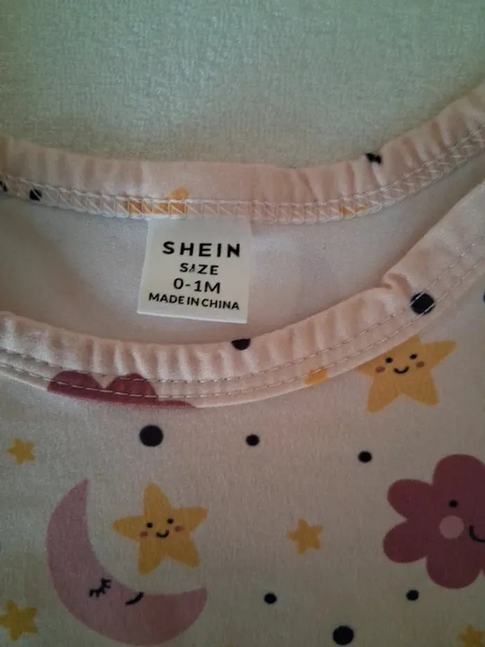 Lot pyjama 👧 Shein - 0/1 mois - photo numéro 5