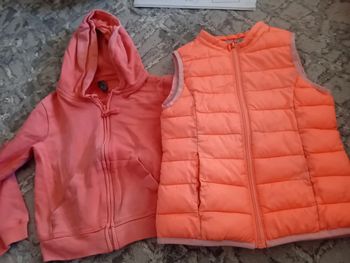 Ensemble veste doudoune sans manche
