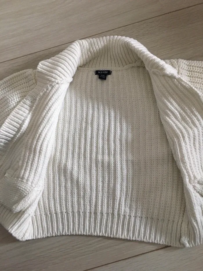 Gilet crème 12 mois kiabi - photo numéro 3