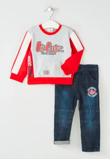 Ensemble Lee Cooper 2 pièces – 12 mois - Neuf, sous emballage d’origine, avec étiquette.