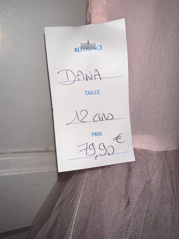 Robe de cérémonie enfant rose taille 12 ans - photo numéro 5