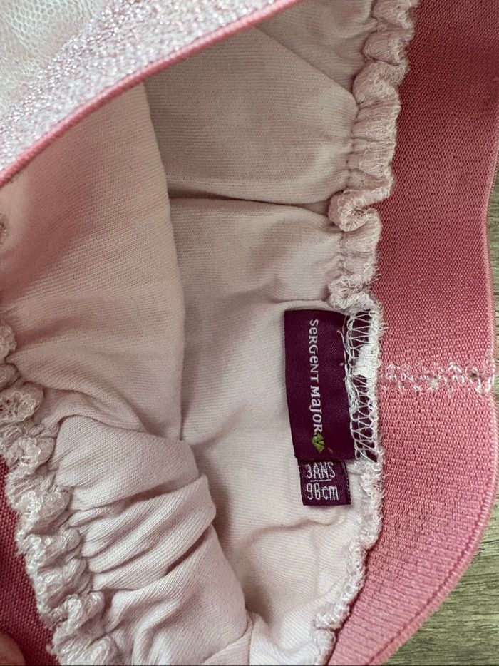 Jupe à paillette rose pâle 3 ans - photo numéro 3