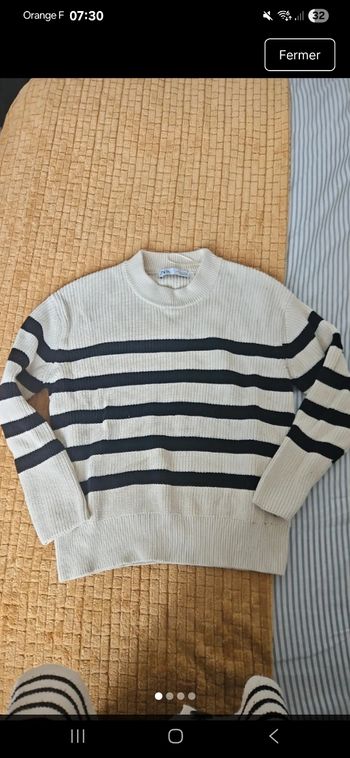 Pull marinière zara