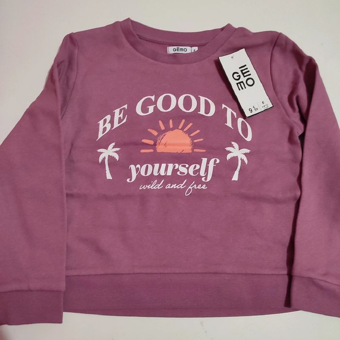 Sweat 100% coton pour fille de 6 ans ou 116 cm, Gémo