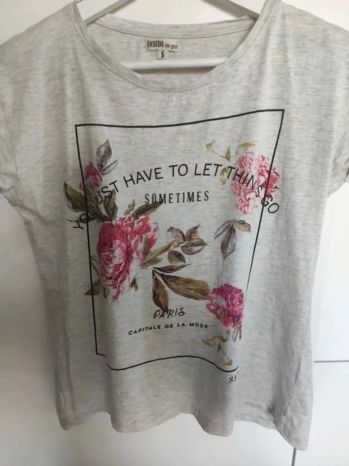 T-shirt chiné Inside - photo numéro 4