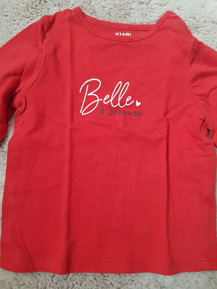 Haut manches longues fille 9 mois - photo numéro 2