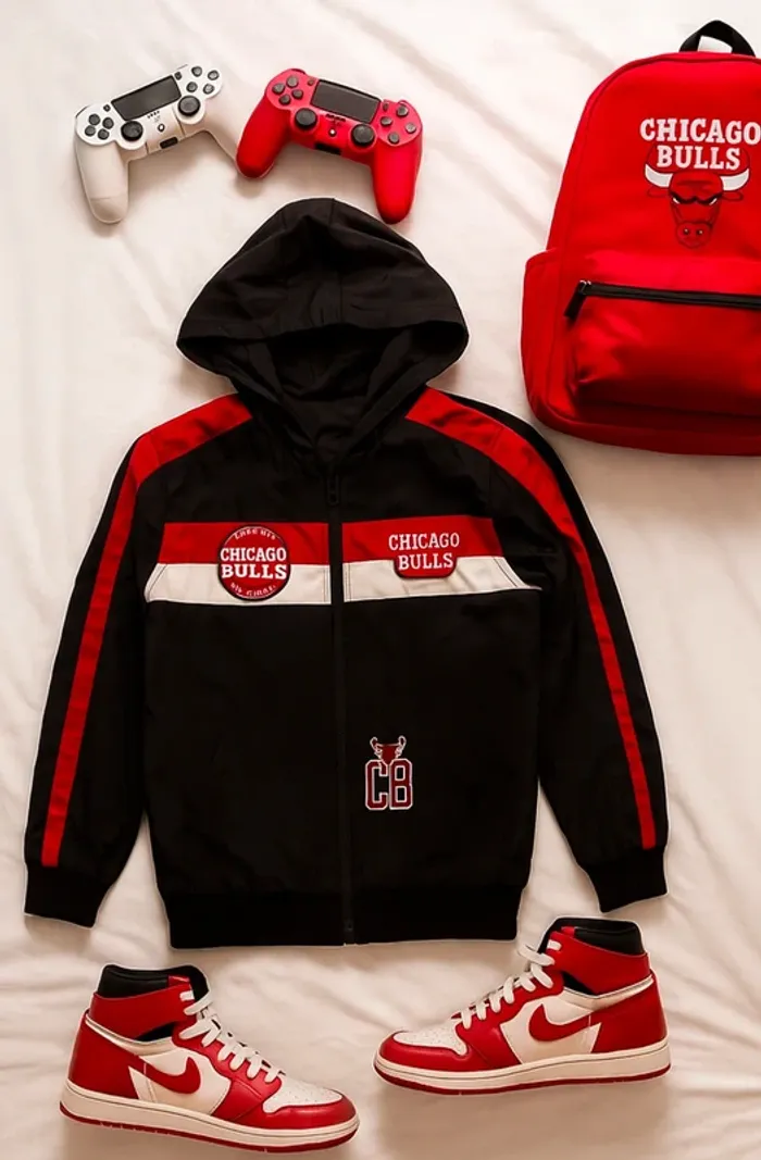 Veste Coupe-vent Chicago Bulls Enfant NBA
