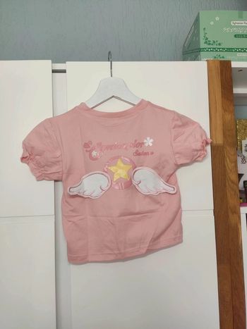 T-shirt rose Sakura card captor chasseuse de cartes