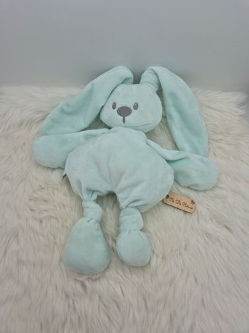 Doudou Lapin lapidou doudou vert d'eau Nattou