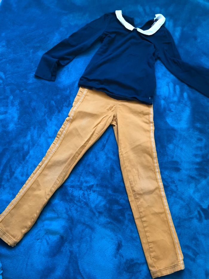 Haut okaidi pantalon tao 6 ans