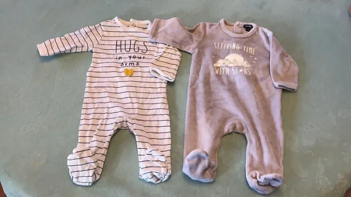 Lot de pyjamas Kiabi - 3 mois