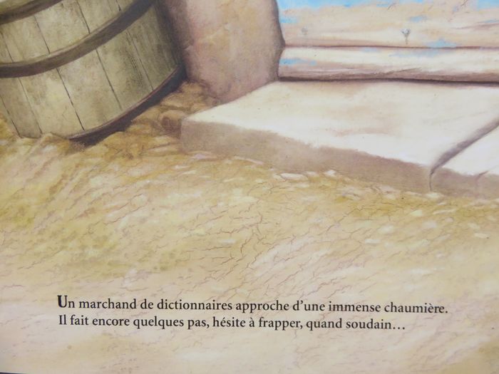 Album jeunesse 4-8 ans : Le géant, la fillette et le dictionnaire. (L'école des loisirs) - photo numéro 3