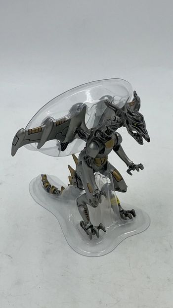 Figurine Dragon Argent et or Plastoy neuf