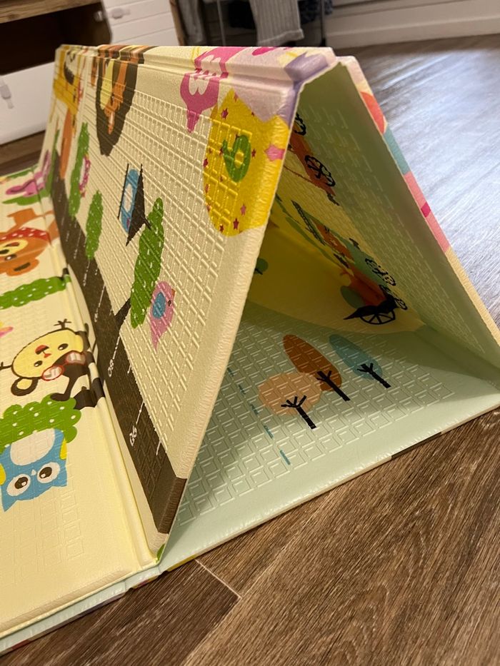 Tapis de jeu pliable réversible bébé neuf - photo numéro 4