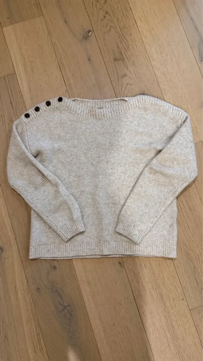 Pull beige - photo numéro 3