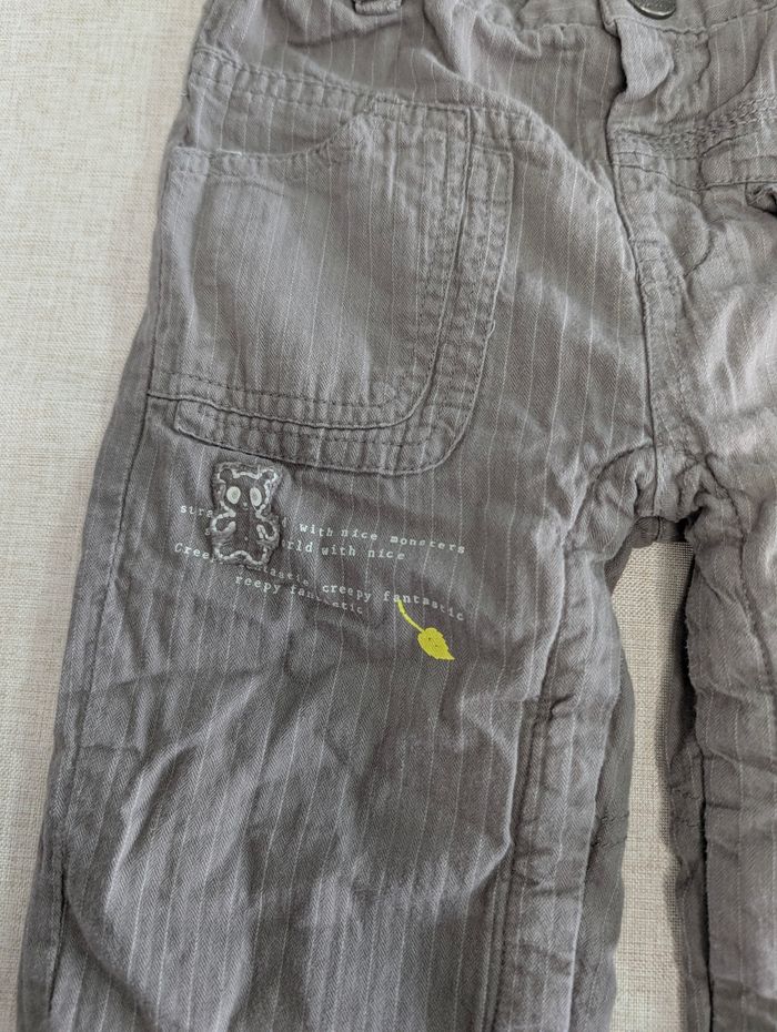 Pantalon gris garçon 12 mois - photo numéro 3