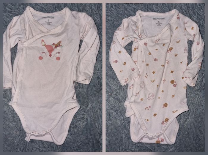 Lot 5 bodies manches longues 6mois - photo numéro 4