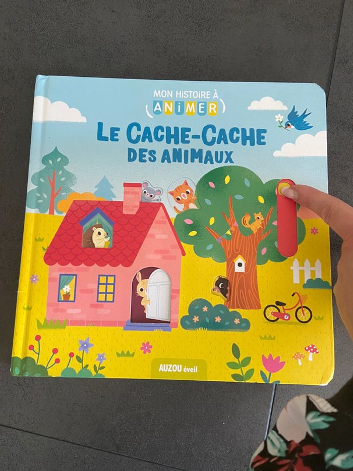 Livre animé avec tirettes