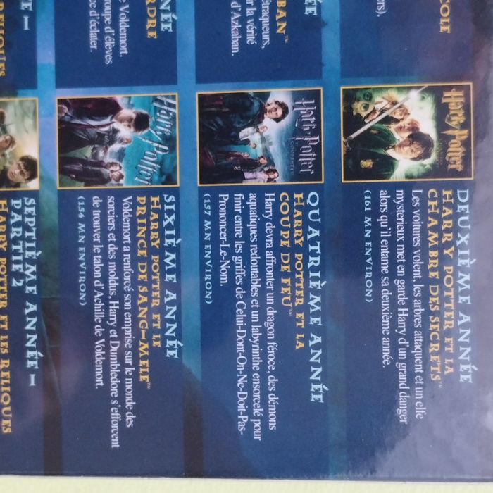 Coffret intégrale blu-ray Harry Potter Neuf - photo numéro 6