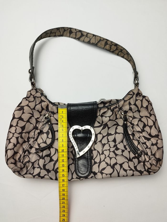 Sac à main Lancaster en tissu motif coeur - photo numéro 7