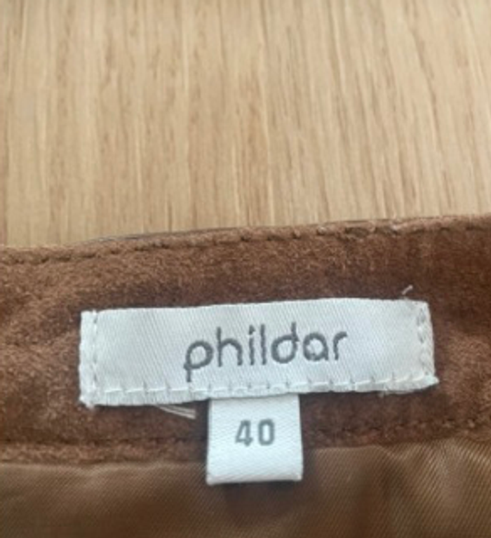 Jupe 40 Phildar cuir - photo numéro 2