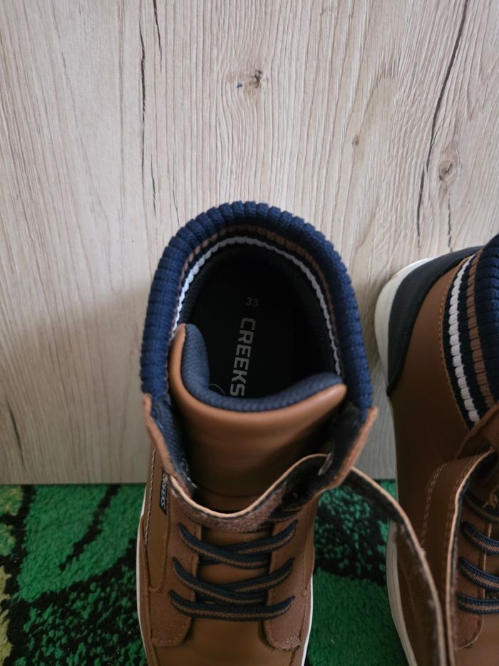 CHAUSSURES MONTANTES GARÇON CREEKS TAILLE 33 PORTER 1 FOIS - photo numéro 7