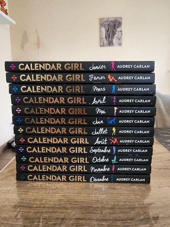 Collection complète de 12 livres Calendar Girl