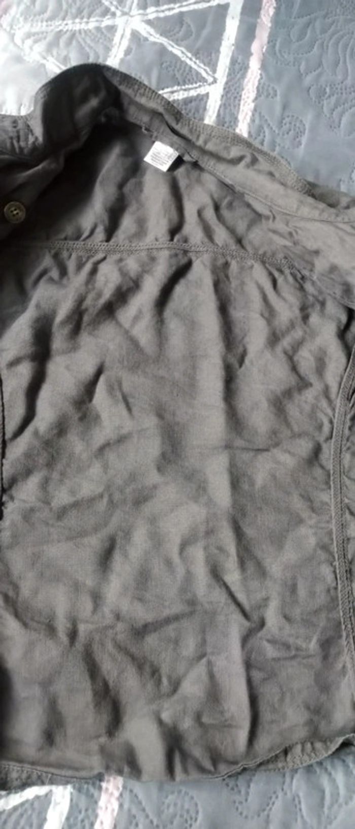 Veste en lin style perfecto gris femme 44 la redoute - photo numéro 12