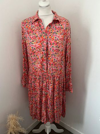 Robe à fleurs Promod L comme neuve