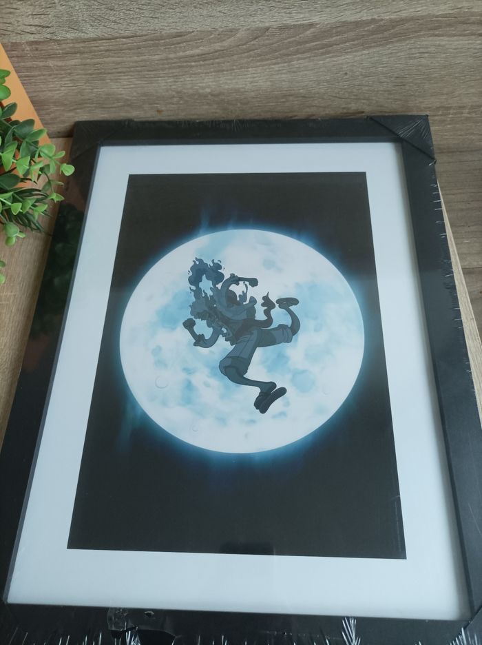 Poster encadré Monkey D Luffy Gear 5 abysse corp - photo numéro 3