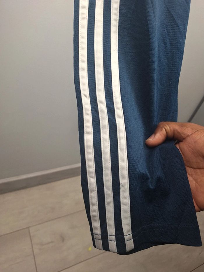 jogging Trackpant adidas bleu foncé / logo brodé taille 14/16 ans (492) - photo numéro 4