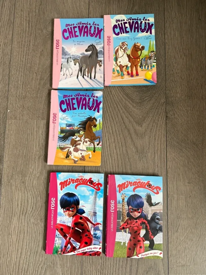 Livre miraculous et les amis les chevaux