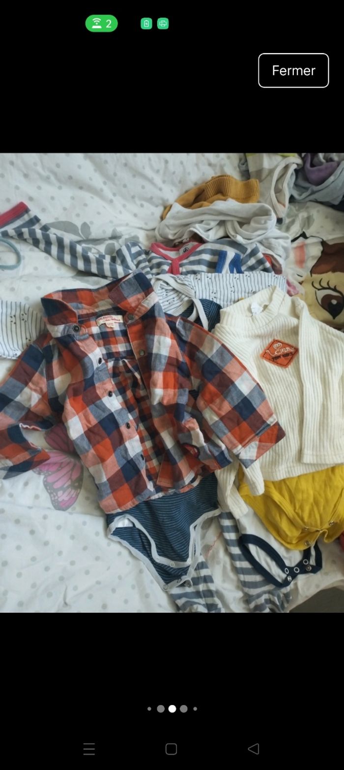Lot vêtements garçon 9/18 mois - photo numéro 5