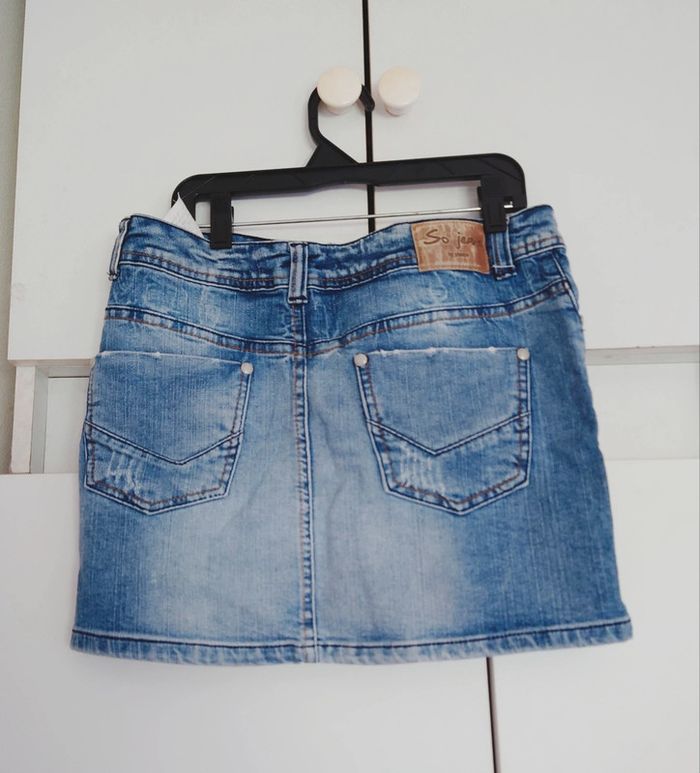 Mini jupe jeans taille 36 - photo numéro 3