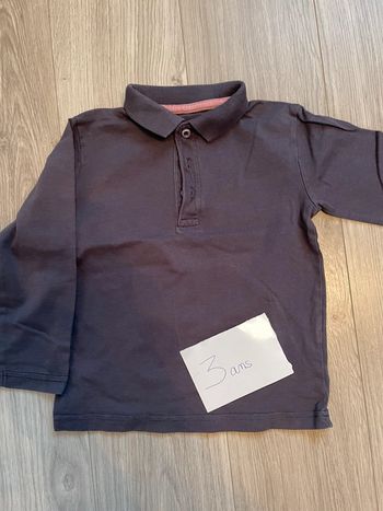 Polo manches longues 3 ans