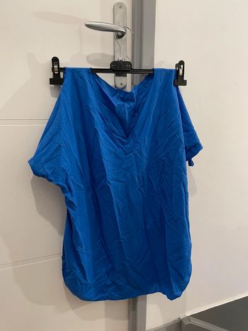 Tee shirt femme bleu électrique taille unique