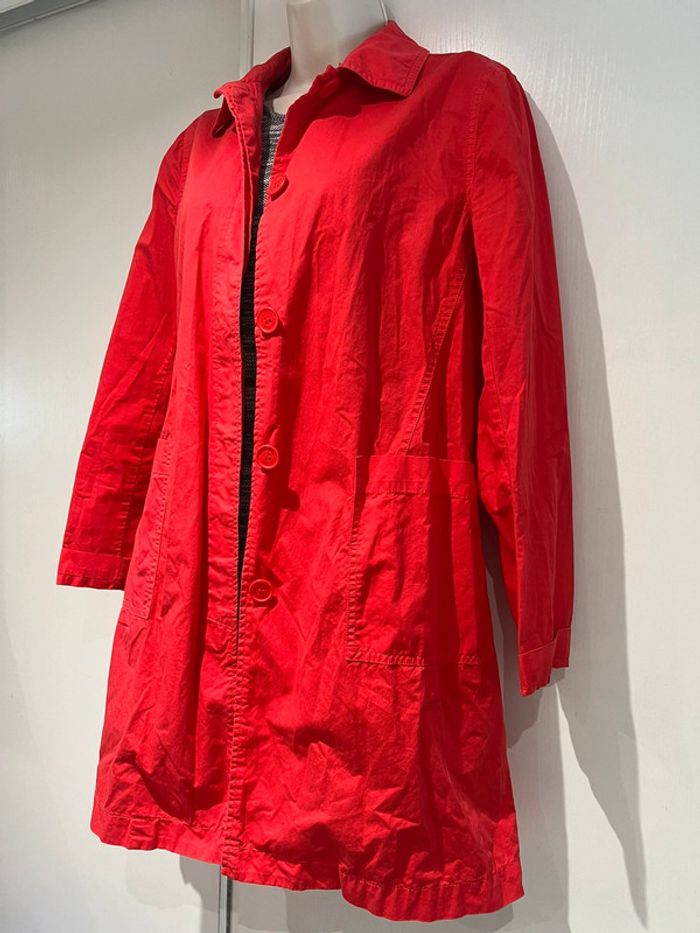 Nice things trench coat sans capuche Rouge taille S - photo numéro 4