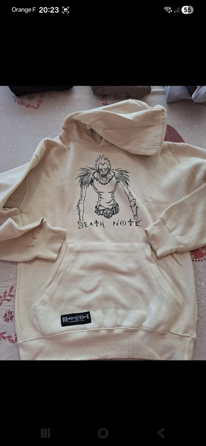 Pull capuche Death Note XS
