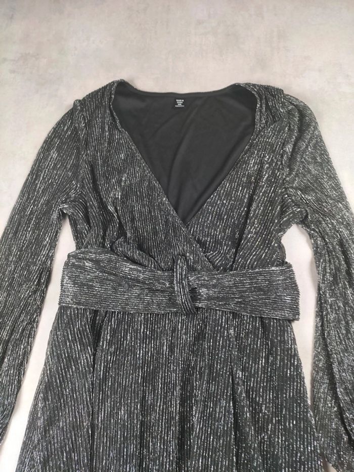Robe Shein Curve 1XL – Effet métallisé argenté - photo numéro 2